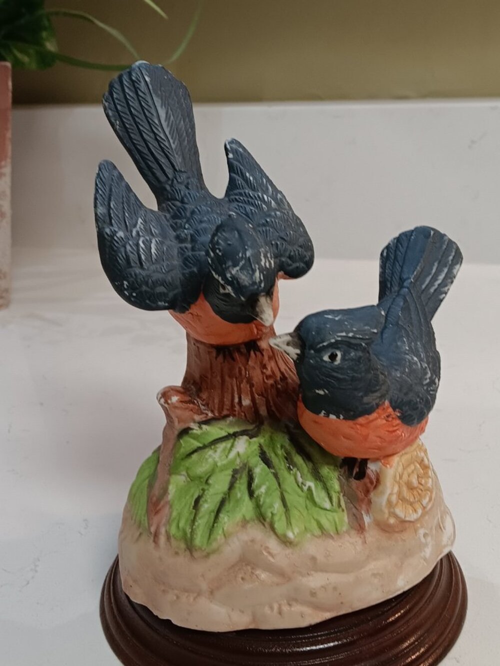 Vintage Porcelain Baltimore Oriole Bird Figurine - Taiwan